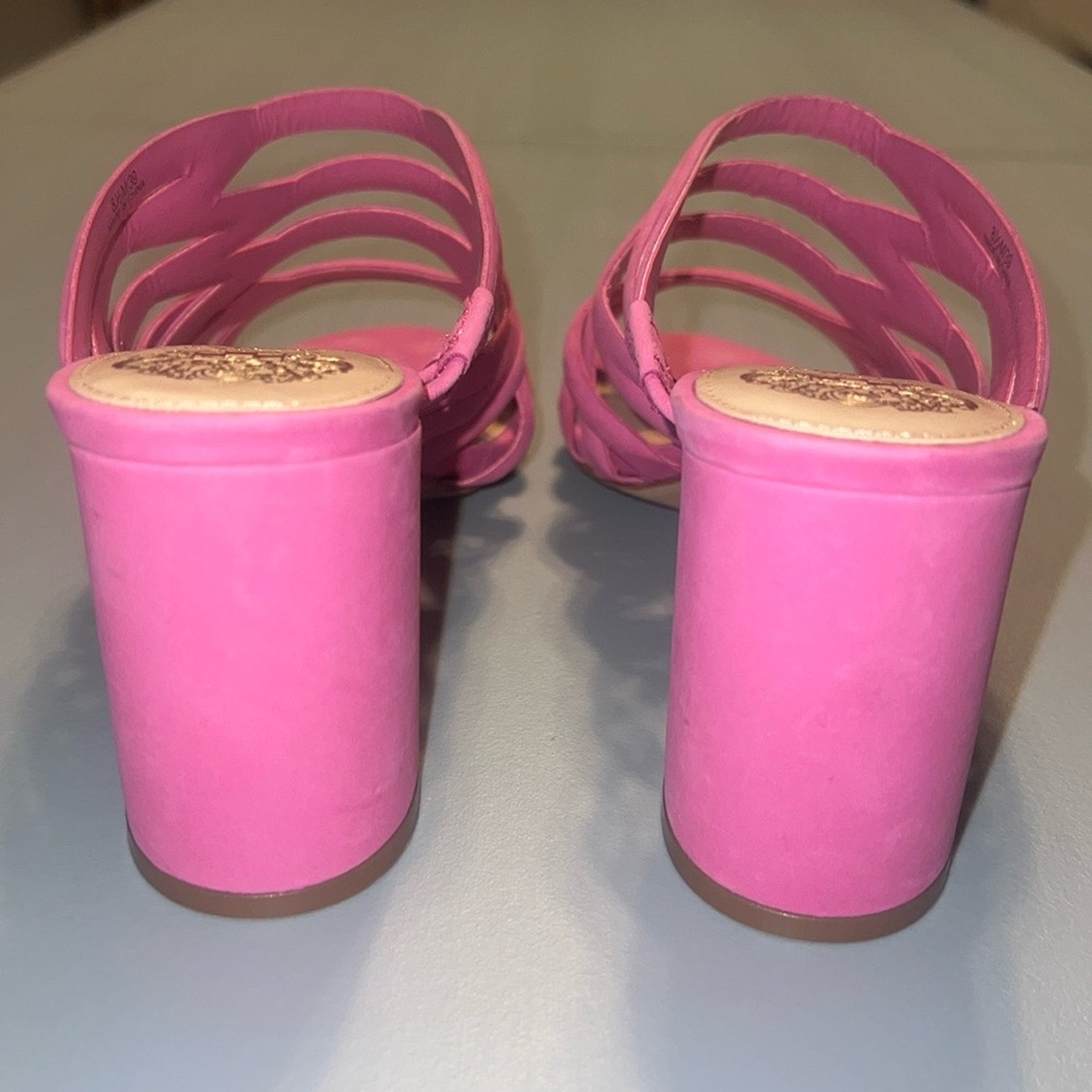 Vince Camuto Slide Hot Pink Sandals VC-Raveana Size 8 1/2 - Picture 5 of 7